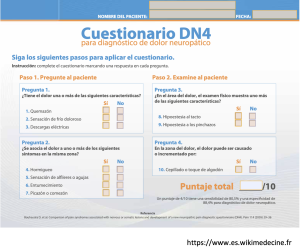 Cuestionario DN4